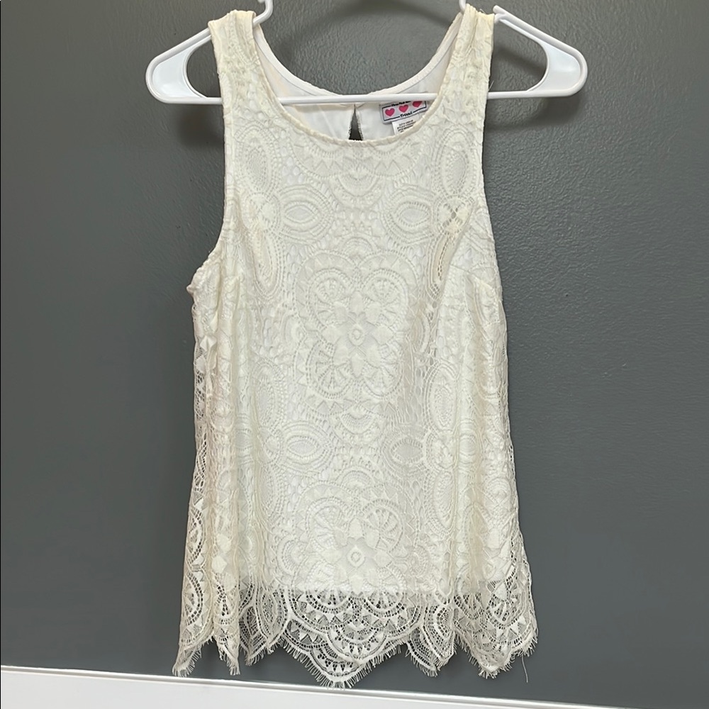Trixxi White Lace Dress